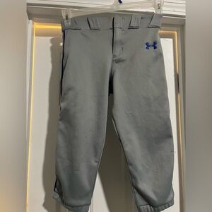 Under Armour Youth Cropped Baseball Pants